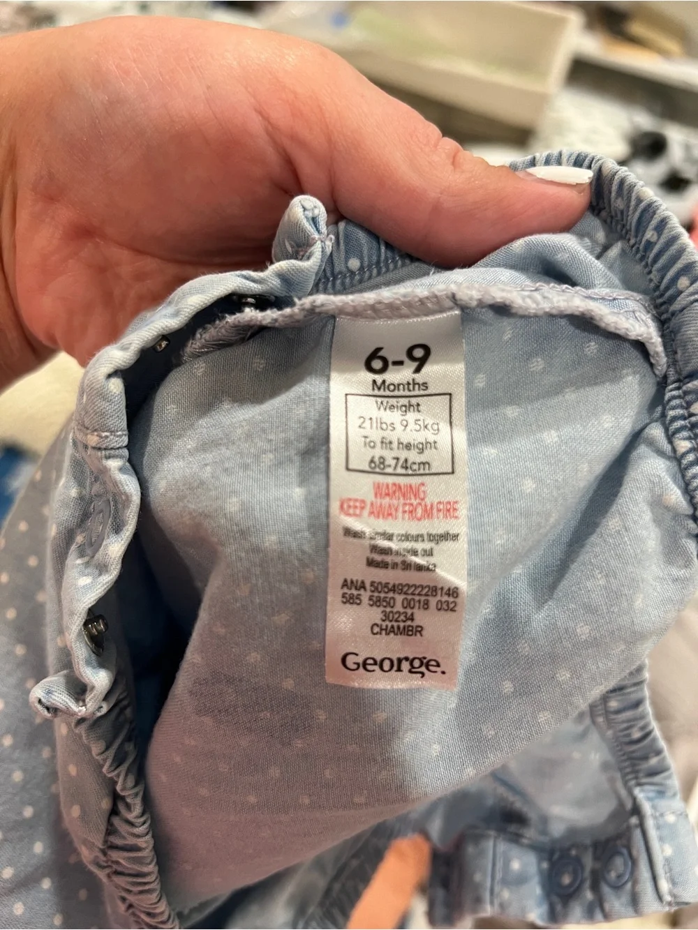 George adorable chambray